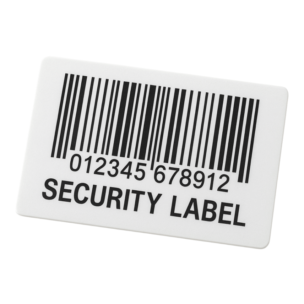 Barcode Security Labels - PTP Labels Best Printing Sticker