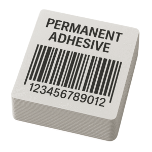 Permanent Adhesive Barcode Sticker